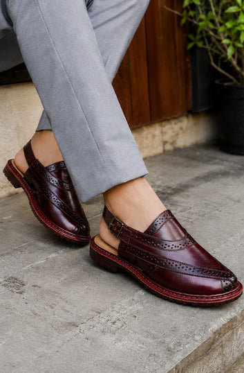 Premium Leather Peshawari Chappal for Men
