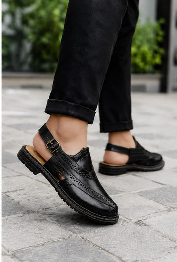 Premium Leather Peshawari Chappal for Men